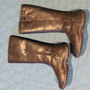 North face leather boots size 7